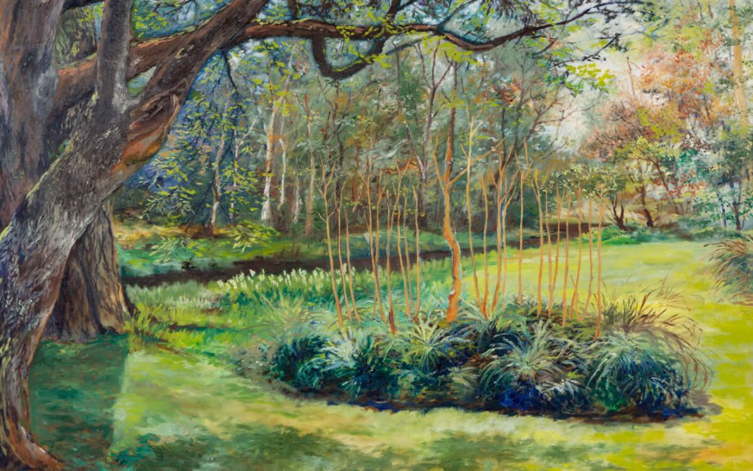 Spring Morning, Birr Castle, Co. Offaly. 40 x 30 inch.