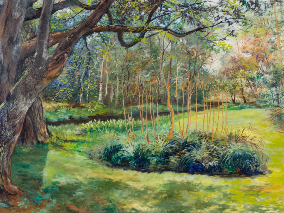 Spring Morning, Birr Castle, Co. Offaly. 40 x 30 inch.