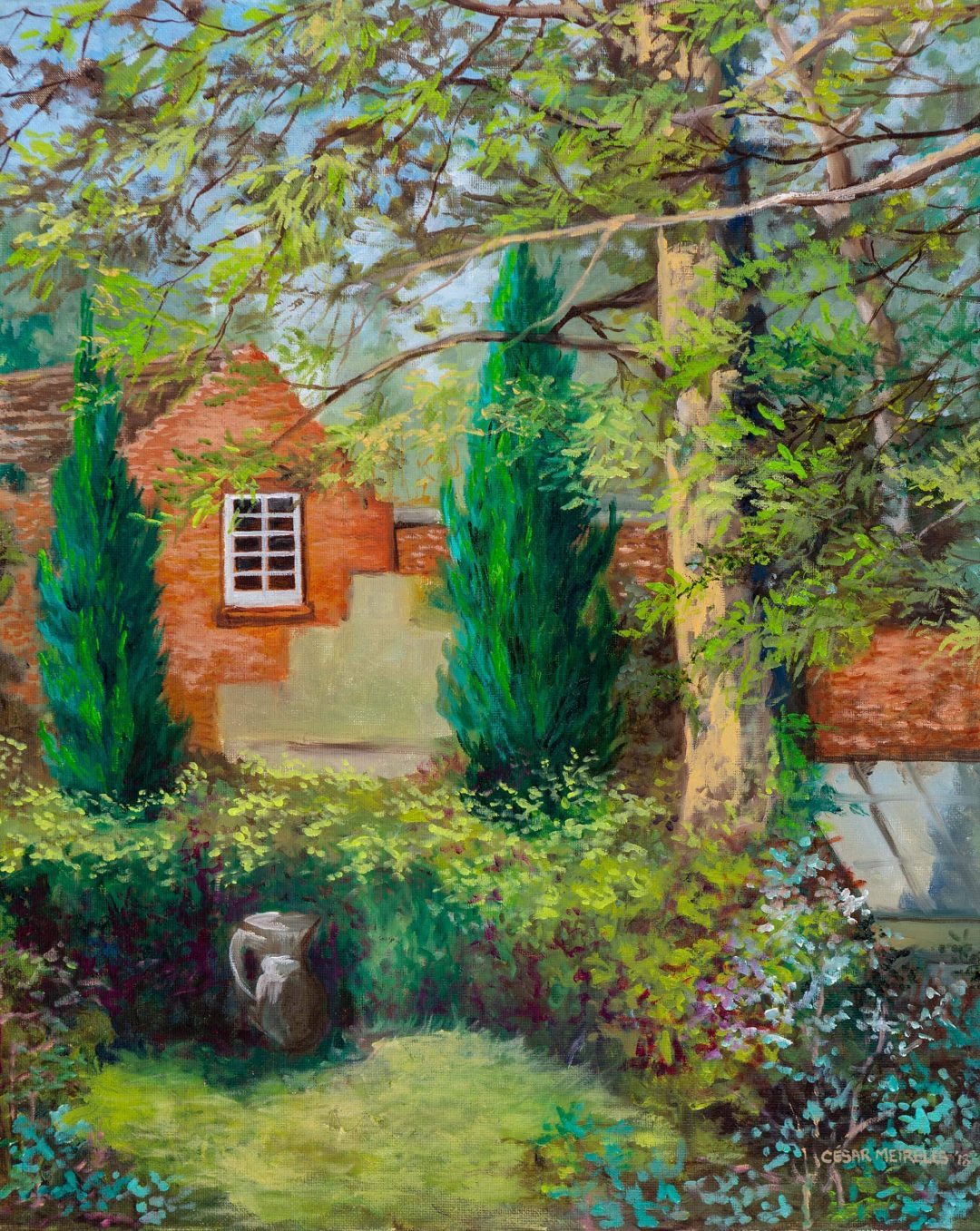 Huntington Castle Gardens, Clonegal. 16 x 20 inch.