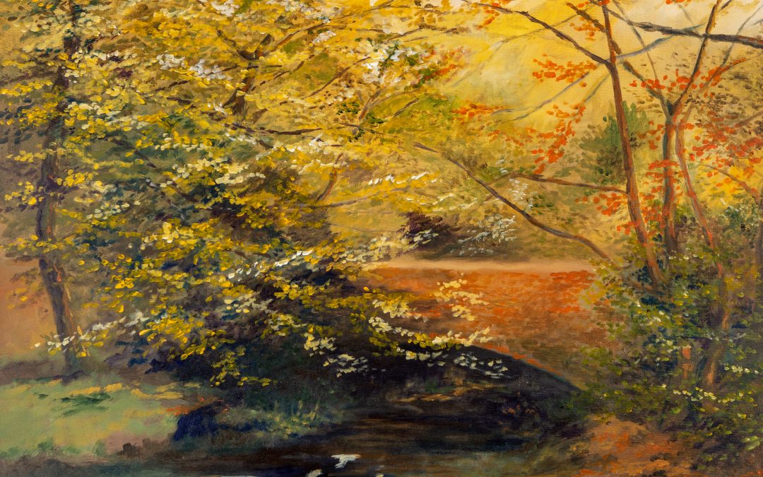 Bridge, Craanford, Wexford. 30 x 24 inch.