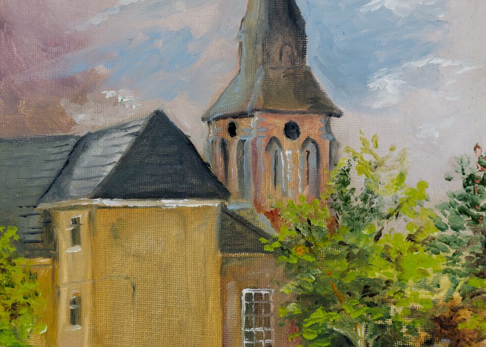 Abbey Street, Wexford. 8×10 inch.
