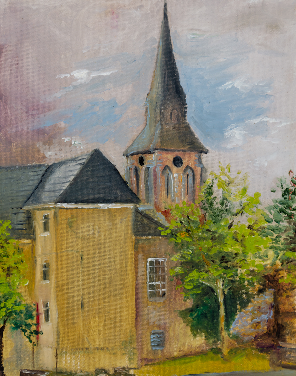 cesar meireles art - Abbey Street Wexford Town - fine art print